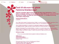 liten femininaforelasningar.se skärmbild