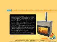 FEUGENE fabricant d?insert-chaudiere à bois vitrée et poele bouilleur