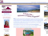 fidelitypropertieshawaii.com Hawaii homes for sale, Hawaii MLS listings, Hawaii real estate