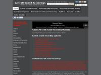 Classic Aircraft Sound Recording Museum » Aircraft Sound Recordings Classic Aircraft Sound Recording Museum » Aircraft Sound Recordings