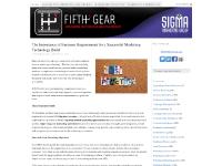 Fifth Gear Analytics Blog: SIGMA Marketing Group