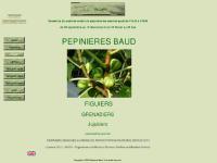 Pépinières Baud. Une spécialité, le figuier. Accueil