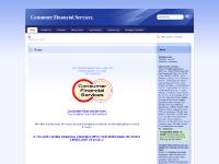 Home - Consumer Financial Services Home - Consumer Financial Services