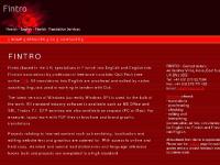 fintro.co.uk SERVICES, CONTACTS, Services