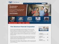 First American - Title Insurance, Specialty Insurance, and Real Estate-Related Services.