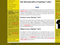 Flashing T shirts flashing graphic el panel shirt