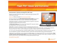 Flash PDF Viewer. Flash Image Viewer