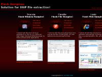 Flash Vampire - Extract Flash files from files, web pages and windows. EXE to SWF