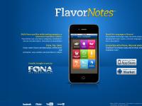 FONA FlavorNotes iPhone App