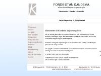 Fondkistan Kandema, tel 08 - 31 22 00 eller 08 - 600 33 78 ... Fondkistan Kandema, tel 08 - 31 22 00 eller 08 - 600 33 78 ...