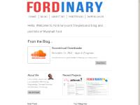 fordinary.com Forrst, Github, Lastfm