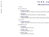  Protein boxshade, Calculator, Genetic code, Amino acids