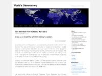 World's Observatory | Uniting people, adding knowledge