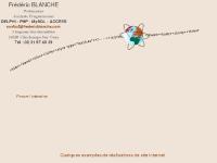Frédéric BLANCHE - Analyste Programmeur et Webmaster à Clinchamps sur Orne (15kms de Caen dans le Calvados)