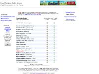 Free Christian AudioBooks. Digital narration for the 21st Century Free Christian AudioBooks. Digital narration for the 21st Century