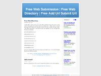Free Web Submission | Free Web Directory | Free Add Url Submit Url Free Web Submission | Free Web Directory | Free Add Url Submit Url