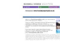 frenchpropertylaw.co.uk French property law, French property, French law frenchpropertylaw.co.uk French property law, French property, French law