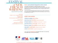 Festival of New French Writing Festival of New French Writing