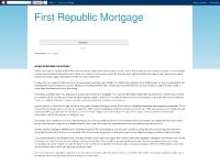 First Republic Mortgage