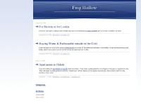 froghollow.typepad.com Frog Hollow, For Shootin or for Lookin, Apartments in Duluth