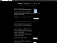 Frank Schophuizen's blog Frank Schophuizen's blog