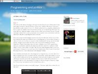 Programming and politics Programming and politics