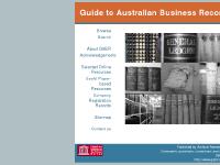 Guide to Australian Business Records - Home Guide to Australian Business Records - Home