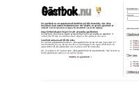 Gästbok.nu - skaffa en gratis gästbok till din hemsida