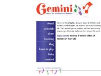 Gemini - Music for Children and Families