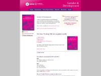 Gender and Development - Home Page