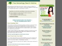 Free genealogy search advice online - based on your ancestry Free genealogy search advice online - based on your ancestry