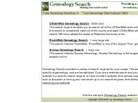 Genealogy Search