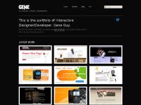 geneguy.com Gene Guy – Interactive Designer, Portfolio, Banners