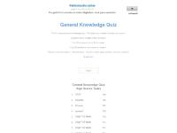 General Knowledge Quiz General Knowledge Quiz