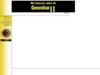 Welcome to the Generation II web site Welcome to the Generation II web site