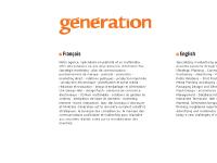 Génération Multimédia Génération Multimédia