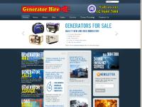 generatorhire.com.au generator hire, generator sales, generator service