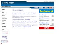 Geneva Airport - Unofficial Guide Geneva Airport - Unofficial Guide