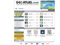 geoatlas.com Geoatlas, downloadable map, vector map
