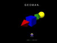 geoman.com Leonardo daVinci, Vitruvian man, sacred geometry