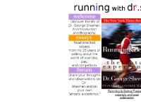georgesheehan.com George Sheehan, Running & Being, Road Racing