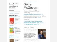 Top Task Management for Websites: Customer Carewords: Gerry McGovern Top Task Management for Websites: Customer Carewords: Gerry McGovern