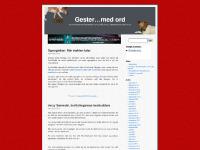 Gester...med ord Gester...med ord