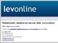 Vill du ha en dedicerad server? Giffi.se ligger hos Levonline Vill du ha en dedicerad server? Giffi.se ligger hos Levonline