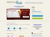 Gift Certificate Templates | Gift Certificate Factory