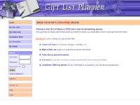 giftlistplanner.com My Gift Lists, Occasions Diary, Go Shopping giftlistplanner.com My Gift Lists, Occasions Diary, Go Shopping
