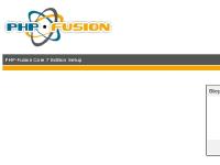 PHP-Fusion Core 7 Edition Setup PHP-Fusion Core 7 Edition Setup