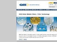 GKN Sinter Metals Filters - Manufacturers of porous metal elements with defined pore size