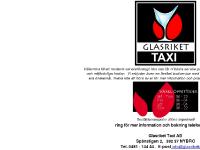 glasrikettaxi.se Glasriket, Taxi, bila glasrikettaxi.se Glasriket, Taxi, bila