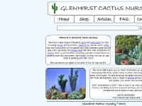 Glenhirst Cactus Nursery UK - Mail Order Cacti and Succulents